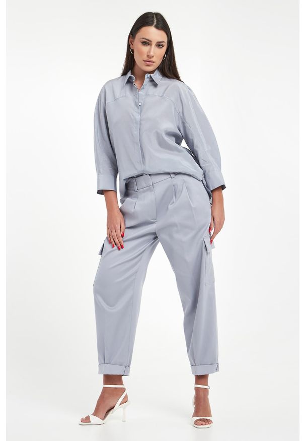 Koszula damska z jedwabiem PESERICO. Materiał: jedwab