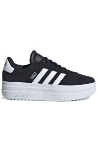Adidas - Buty adidas Sportswear VL Court Bold Lifestyle IH4777 - czarne. Kolor: czarny. Materiał: guma, syntetyk, zamsz, materiał, skóra. Szerokość cholewki: normalna. Wzór: aplikacja
