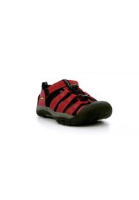 keen - Buty trekkingowe dla dzieci Keen Newport H2 Y. Zapięcie: rzepy. Kolor: czerwony. Materiał: syntetyk, tkanina, materiał