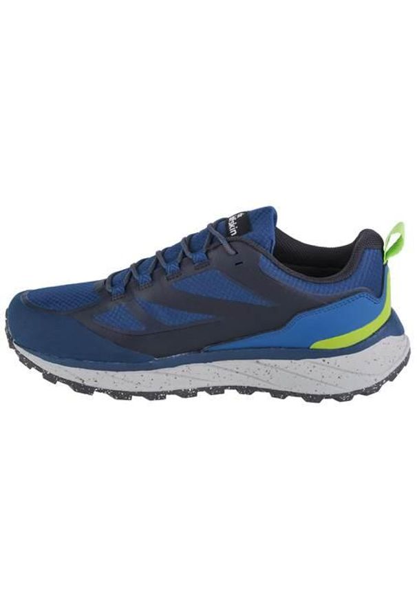Buty trekkingowe męskie, Jack Wolfskin Terraventure Texapore Low M. Zapięcie: sznurówki. Kolor: niebieski. Materiał: materiał, syntetyk, tkanina. Szerokość cholewki: normalna