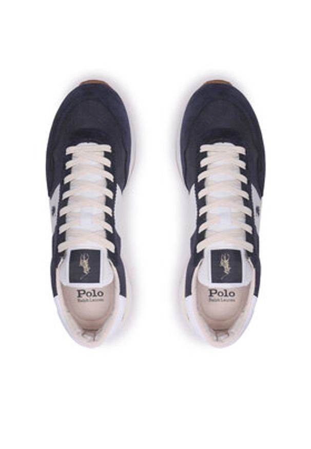 Polo Ralph Lauren Sneakersy Train 89 809878008004 Granatowy. Kolor: niebieski. Materiał: materiał
