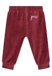 Guess Komplet dresowy H5BW07 KAVN4 Bordowy Regular Fit. Kolor: czerwony. Materiał: bawełna #9