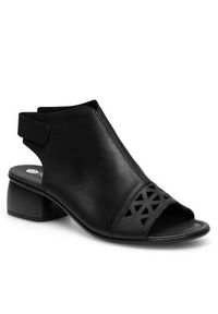 Rieker Sandały R8772-00 Czarny. Kolor: czarny. Materiał: skóra #8