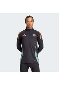 Adidas - Bluza FC Bayern Tiro 24 Training. Kolor: czarny. Materiał: materiał. Sport: piłka nożna