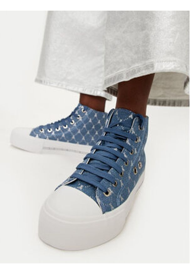 Patrizia Pepe Trampki PJ257.07 S Niebieski. Kolor: niebieski. Materiał: materiał