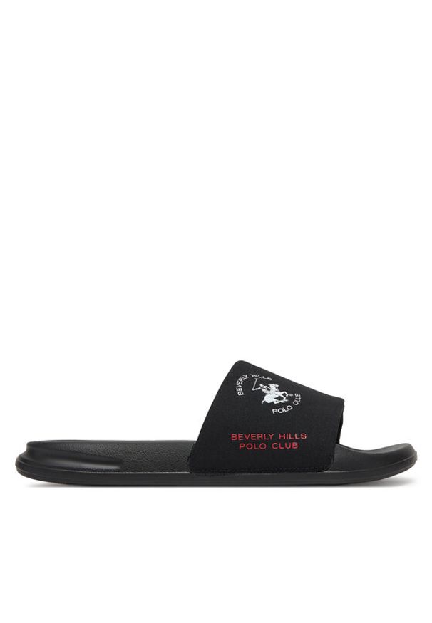 Beverly Hills Polo Club Klapki M-835112 Czarny. Kolor: czarny. Materiał: materiał