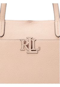 Lauren Ralph Lauren - LAUREN RALPH LAUREN Torebka Cameryn 431960183005 Różowy. Kolor: różowy. Materiał: skórzane #5