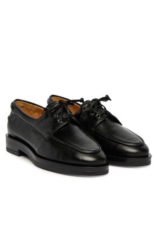 BALAGAN - Balagan Półbuty Yacht Czarny. Kolor: czarny. Materiał: skóra