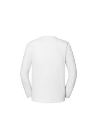 FRUIT OF THE LOOM - Koszulka Z Długim Rękawem Unisex Adult Iconic 190. Kolor: biały. Długość rękawa: długi rękaw. Długość: długie