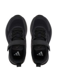 Adidas - adidas Sneakersy Fortarun 4.0 JQ5195 Czarny. Kolor: czarny. Materiał: materiał #4