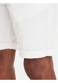 Tommy Jeans Szorty materiałowe Scanton DM0DM22852 Écru Slim Fit. Kolor: kremowy. Materiał: bawełna #4