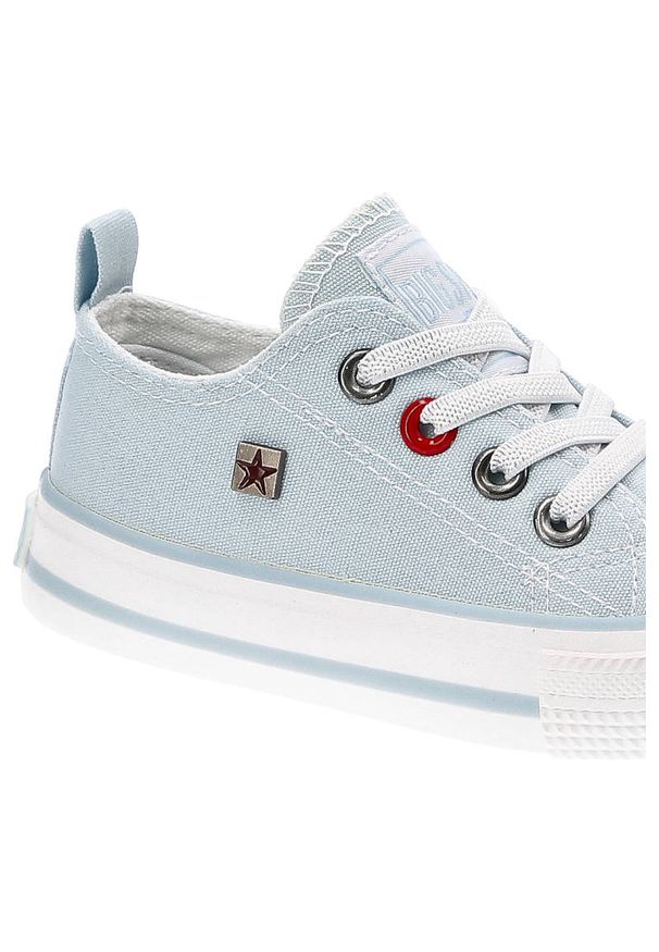 Big-Star - Niebieskie Trampki Big Star Dziecięce Wsuwane Buty. Zapięcie: bez zapięcia. Kolor: niebieski. Materiał: materiał, guma. Szerokość cholewki: normalna. Styl: młodzieżowy