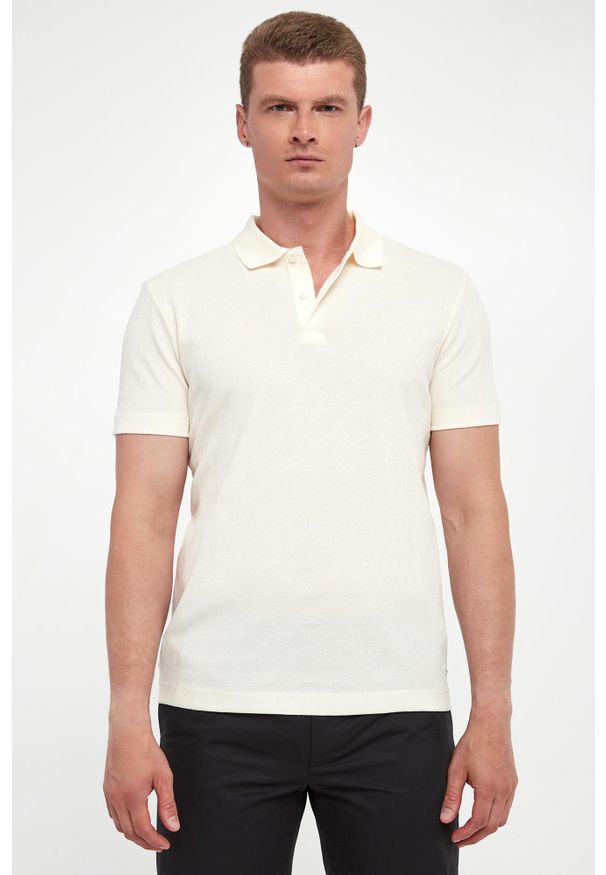 Polo męskie Bianco JOOP!. Typ kołnierza: polo
