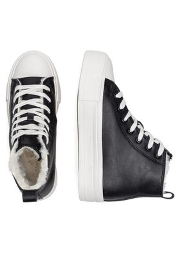 Jenny Fairy Trampki WFA2912-1 Czarny. Kolor: czarny. Materiał: skóra