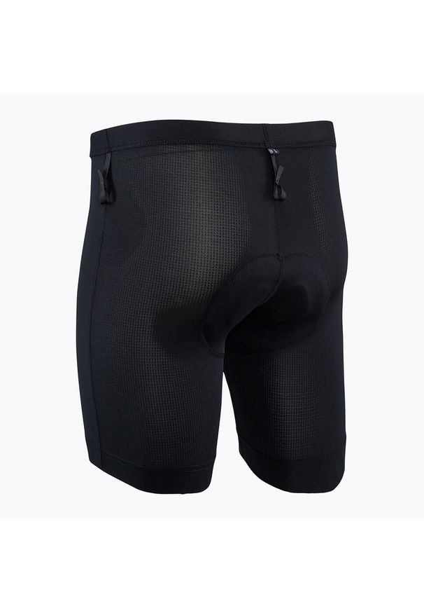 Spodenki rowerowe wewnętrzne męskie z wkładką Coolmax Silvini Inner MP373V. Kolor: czarny. Sport: kolarstwo