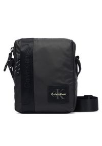 Calvin Klein Saszetka Rubberized Reporter LV04D3480G Czarny. Kolor: czarny. Materiał: materiał #1