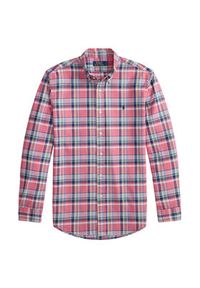 Polo Ralph Lauren Koszula 710922273006 Różowy Custom Fit. Typ kołnierza: polo. Kolor: różowy. Materiał: bawełna #2