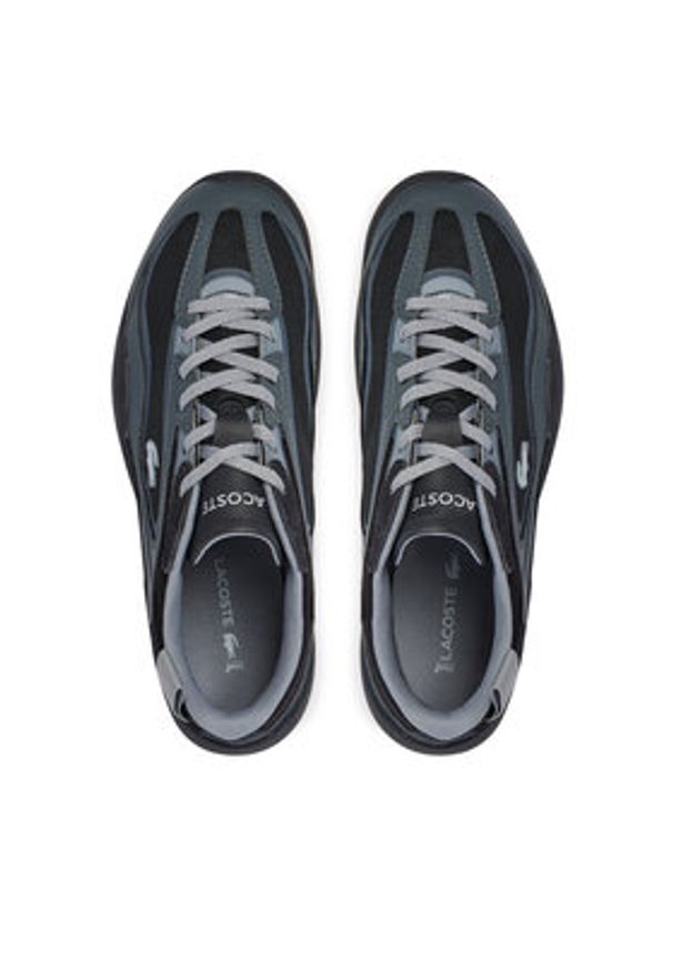 Lacoste Sneakersy Side Low 51SFA0124 Czarny. Kolor: czarny. Materiał: materiał