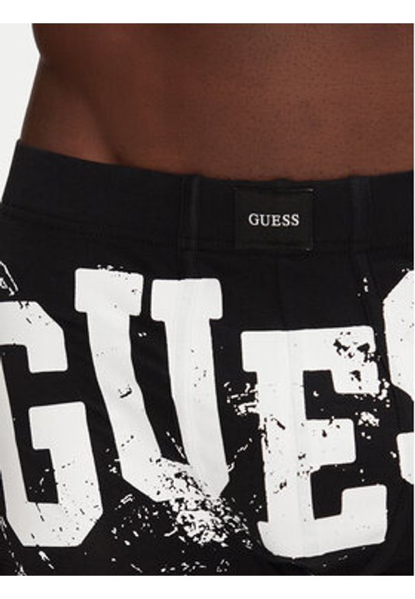 Guess Bokserki U5GF16 KCD31 Czarny. Kolor: czarny. Materiał: bawełna