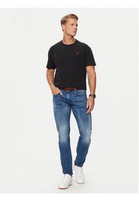 Polo Ralph Lauren T-Shirt Classics 710811284001 Czarny Regular Fit. Typ kołnierza: polo. Kolor: czarny. Materiał: bawełna #4