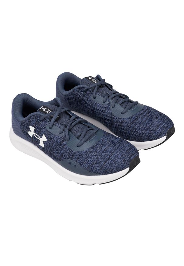 Under Armour - Trampki Męskie Charged Pursuit 3 Twist. Kolor: niebieski. Sport: turystyka piesza, bieganie