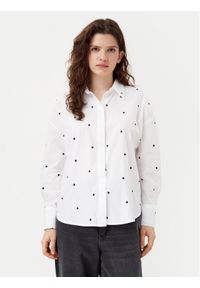 JDY Koszula Nelly 15330490 Biały Loose Fit. Kolor: biały. Materiał: bawełna #1