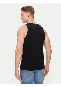 VERSACE - Versace Tank top Medusa AUU01012 Czarny Regular Fit. Kolor: czarny. Materiał: bawełna #5