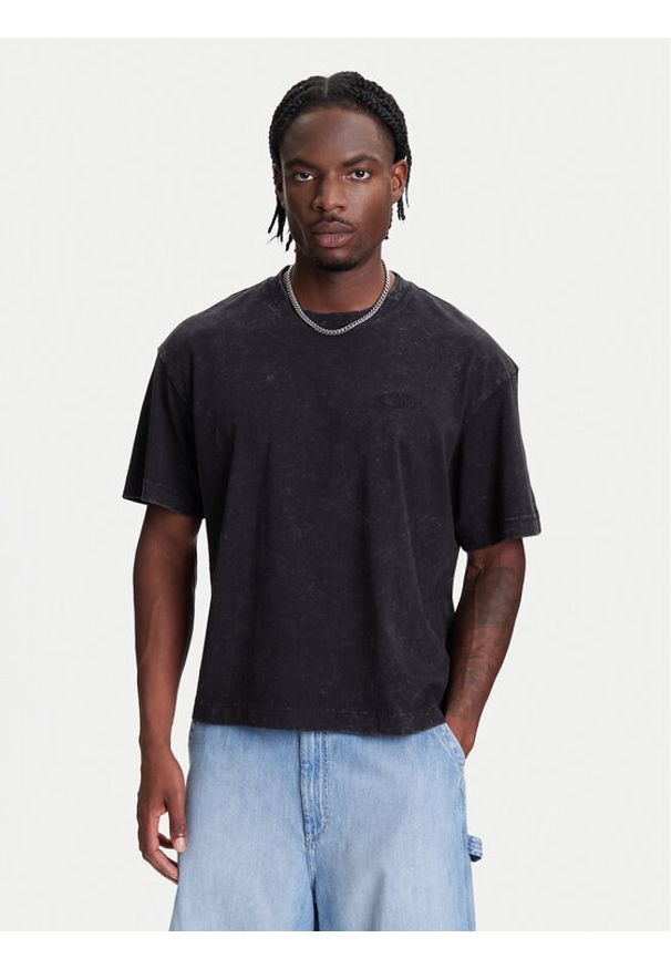 Jack & Jones - Jack&Jones T-Shirt Retreat 12277886 Czarny Oversize. Kolor: czarny. Materiał: bawełna