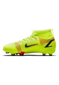 Buty piłkarskie dla dzieci korki Nike Mercurial Superfly 8 Academy MG CV1127. Materiał: materiał. Szerokość cholewki: normalna. Sport: piłka nożna #4