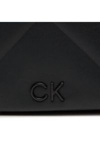 Calvin Klein Torebka Quilt K60K611664 Czarny. Kolor: czarny. Materiał: skórzane