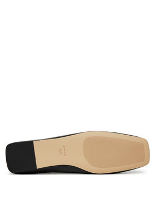 MICHAEL Michael Kors Baleriny Lena 40S5LEFP1L Czarny. Kolor: czarny. Materiał: skóra