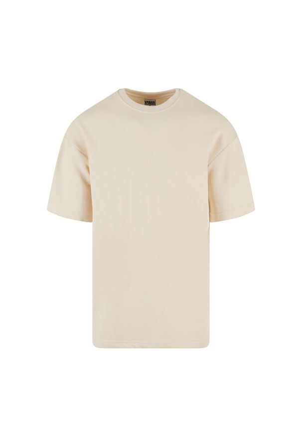 Koszulka Urban Classics Light Terry Crew. Kolor: biały. Materiał: materiał