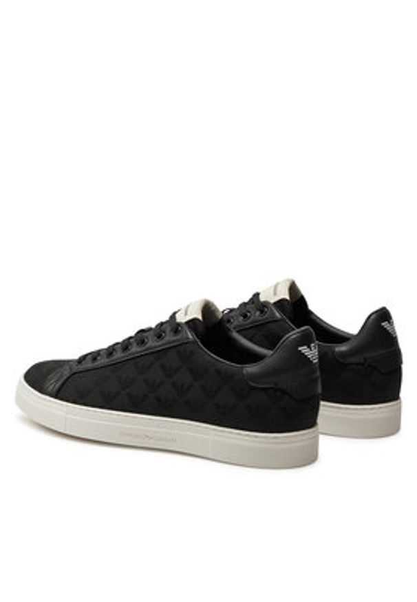 Emporio Armani Sneakersy X4X316 XM741 K001 Czarny. Kolor: czarny. Materiał: materiał