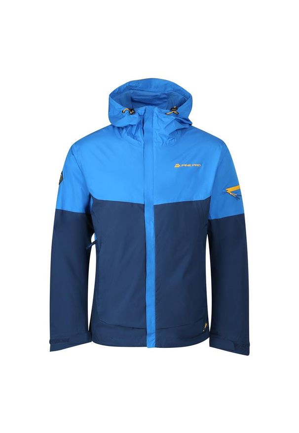 ALPINE PRO - Kurtka turystyczna męska Alpine Pro Norem wodoodporna. Kolor: niebieski