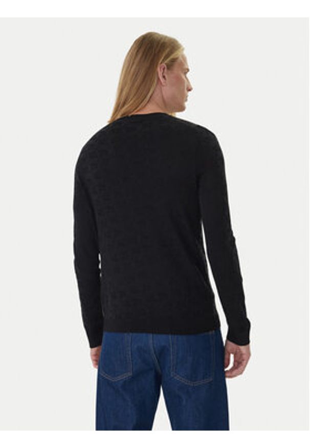 JOOP! Sweter 17 JK-26Cahilo 30047704 Czarny Modern Fit. Kolor: czarny. Materiał: bawełna