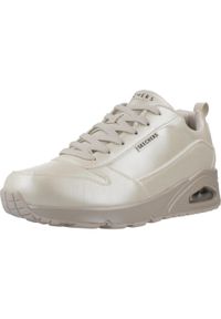 skechers - Kapcie SKECHERS UNO - GALACTIC GAL Biały. Kolor: biały. Materiał: syntetyk, materiał