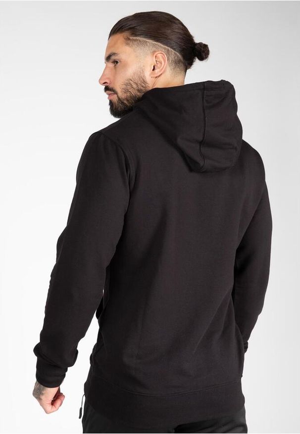 GORILLA WEAR - Bluza fitness męska Gorilla Wear Palmer Hoodie z kapturem. Typ kołnierza: kaptur. Kolor: czarny. Sport: fitness