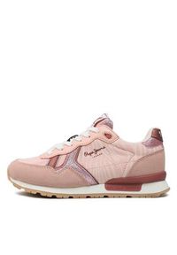 Pepe Jeans Sneakersy Brit Animal G PGS30574 Różowy. Kolor: różowy. Materiał: materiał