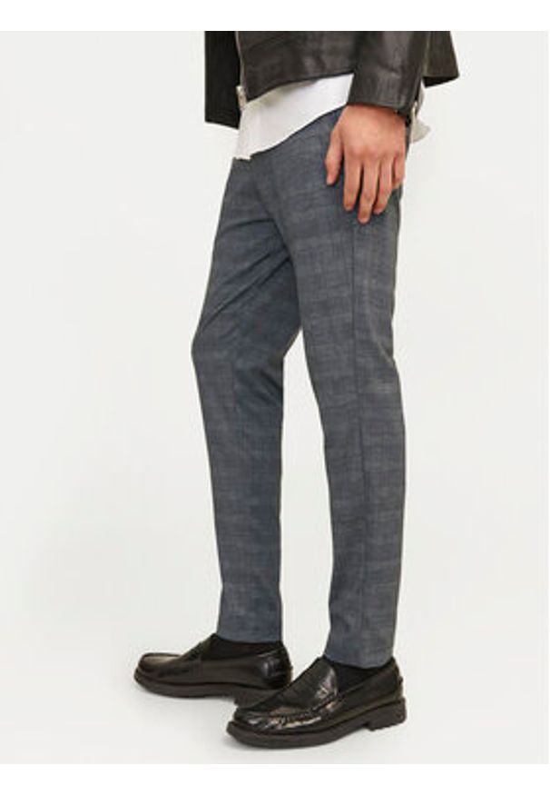 Jack & Jones - Jack&Jones Chinosy Marco 12249310 Szary Slim Fit. Kolor: szary. Materiał: syntetyk
