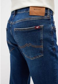 Mustang - Męskie Spodnie Jeansowe MUSTANG Frisco Skinny Denim Blue 1014855 5000 884