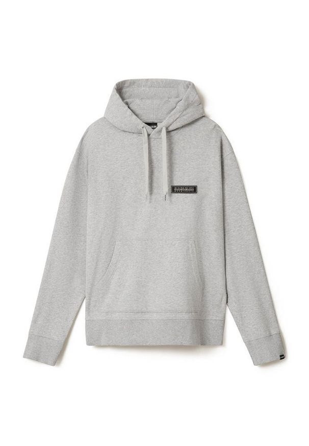 Bluza męska Napapijri B-Patch H Grey (NP0A4EIU7951). Kolor: szary