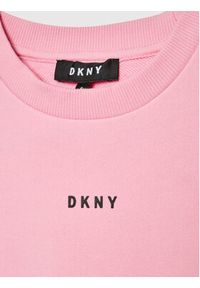 DKNY Sukienka dzianinowa D32820 M Różowy Regular Fit. Kolor: różowy. Materiał: bawełna #3