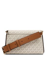 MICHAEL Michael Kors Torebka Nessa 30T5G8ZM1B Beżowy. Kolor: beżowy. Materiał: skórzane #3