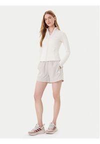 Adidas - adidas Szorty sportowe Essentials 3-Stripes JC8165 Beżowy Loose Fit. Kolor: beżowy. Materiał: syntetyk #2