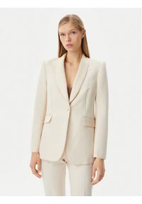 Rinascimento Marynarka CFC0123105003 Beżowy Regular Fit. Kolor: beżowy. Materiał: syntetyk #1