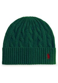 Polo Ralph Lauren Czapka 455981442005 Zielony. Kolor: zielony. Materiał: wełna #1