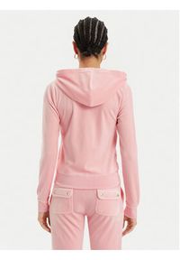 Juicy Couture Bluza Robertson JCAP176 Różowy Slim Fit. Kolor: różowy. Materiał: syntetyk #4