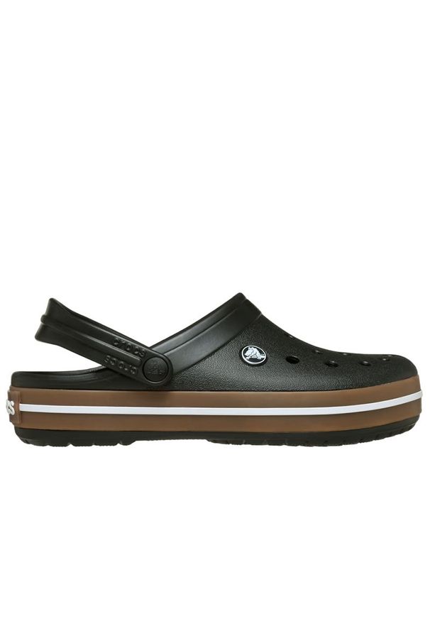 Klapki męskie Crocs Crocband Gum Clog 212756-001 - czarne. Kolor: czarny. Materiał: guma. Sezon: lato. Styl: sportowy