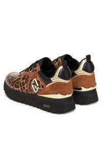 Liu Jo Sneakersy Maxi Wonder 01 BF5009 EX332 Brązowy. Kolor: brązowy. Materiał: skóra #4