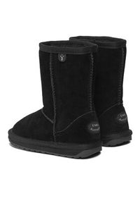 EMU Australia Śniegowce Wallaby Lo Kids K10102 Czarny. Kolor: czarny. Materiał: zamsz, skóra